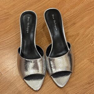 Dee Ocleppo Silver Women's Mules